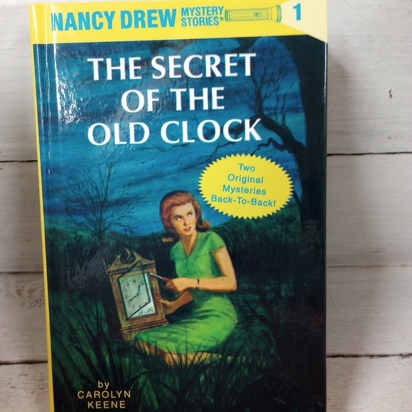 The Hidden Staircase, The Secret of the Old Clock, Pair of Nancy Drew Mysteries - Picture 2 of 9
